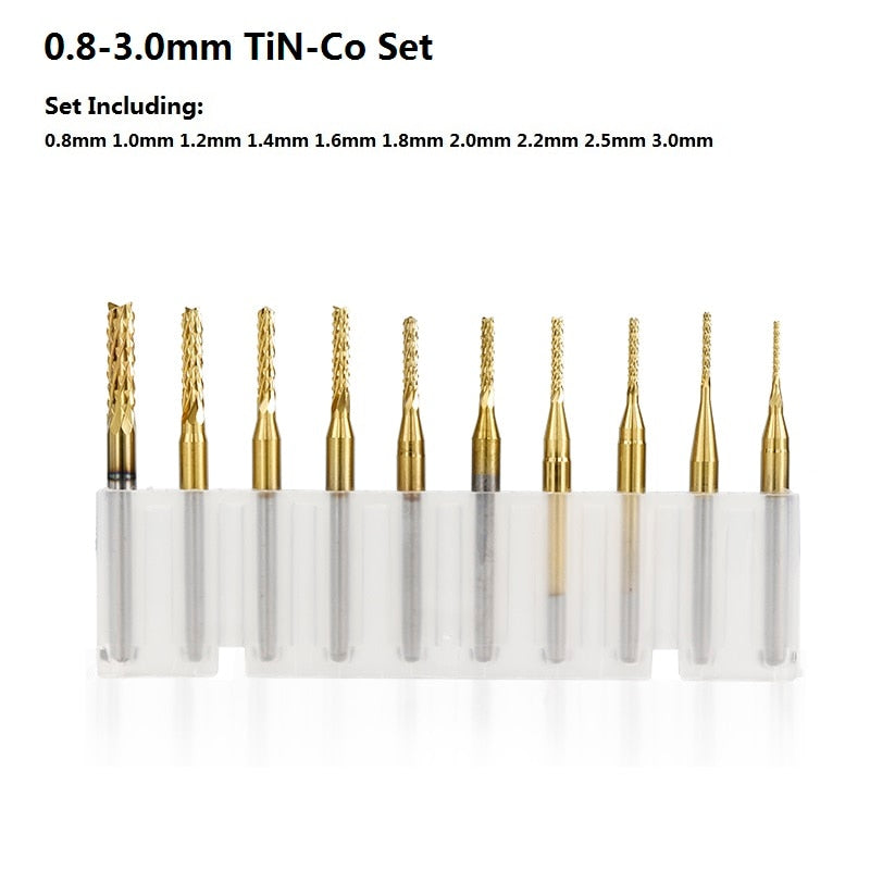 3.175mm Shank - PCB Milling Cutter Set