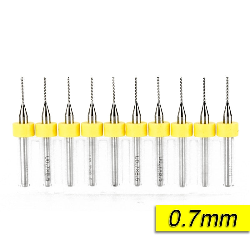 PCB Mini Drill Bit  0.6mm-1.5mm 10pcs/Set