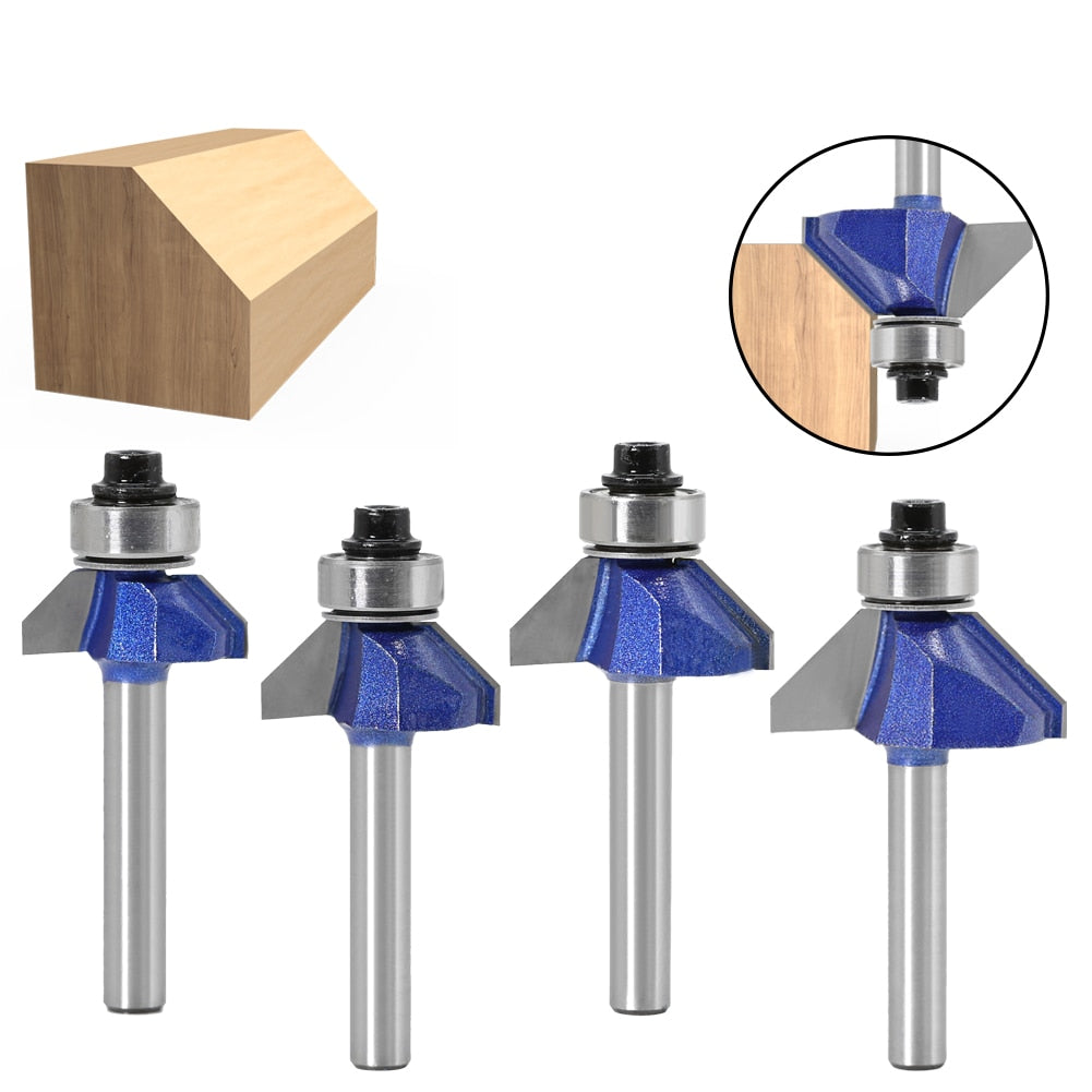 6mm Shank - 45 Degree Chamfer Router Bit