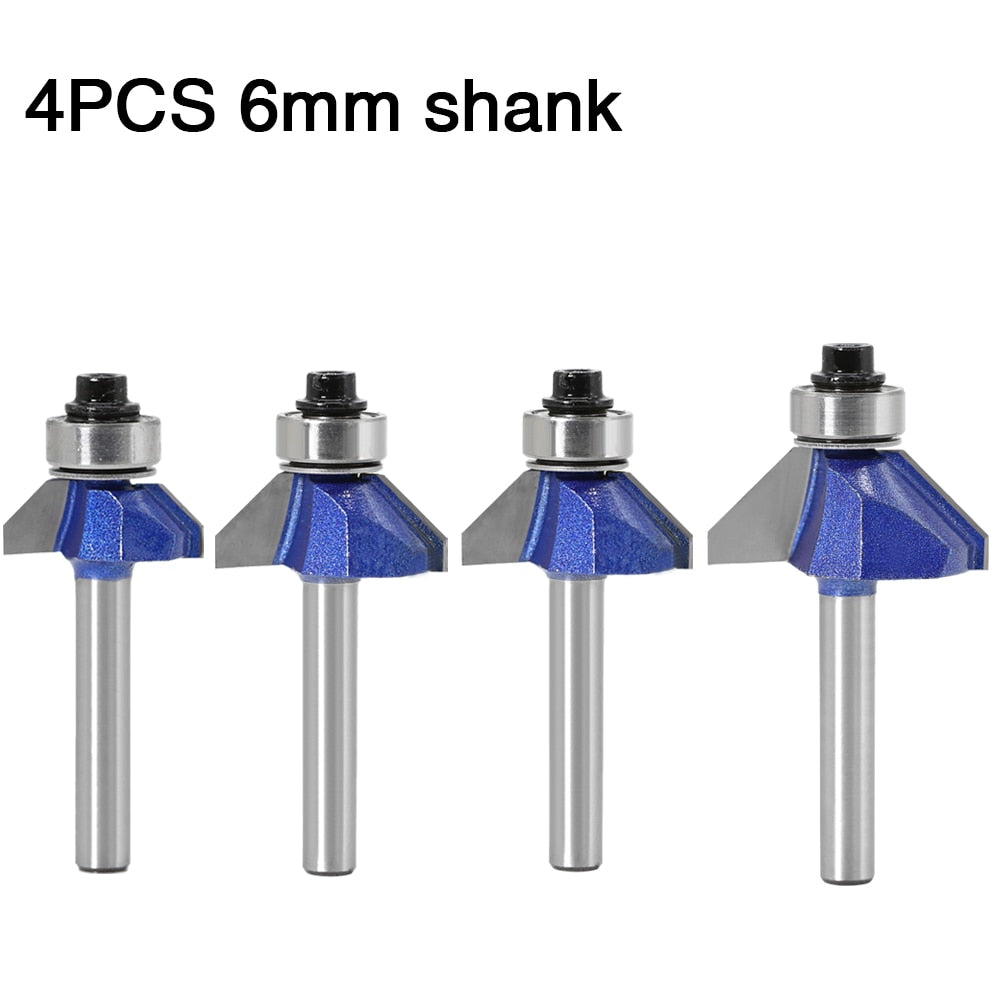 6mm Shank - 45 Degree Chamfer Router Bit