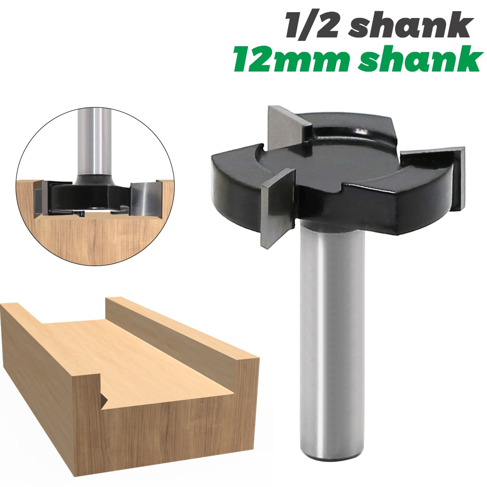 12mm or 12.7mm Shank - CNC Spoil board Surfacing Router Bits