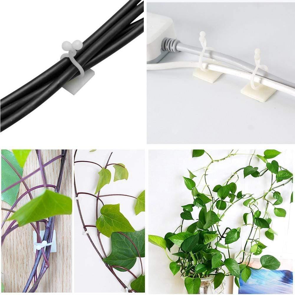 Climbee- Plant Climbing Wall Clips 100 Pcs - Emerald Seaside