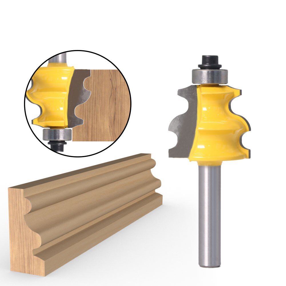 8mm Shank - Architectural Molding - Tenon Milling Cutter Router Bit