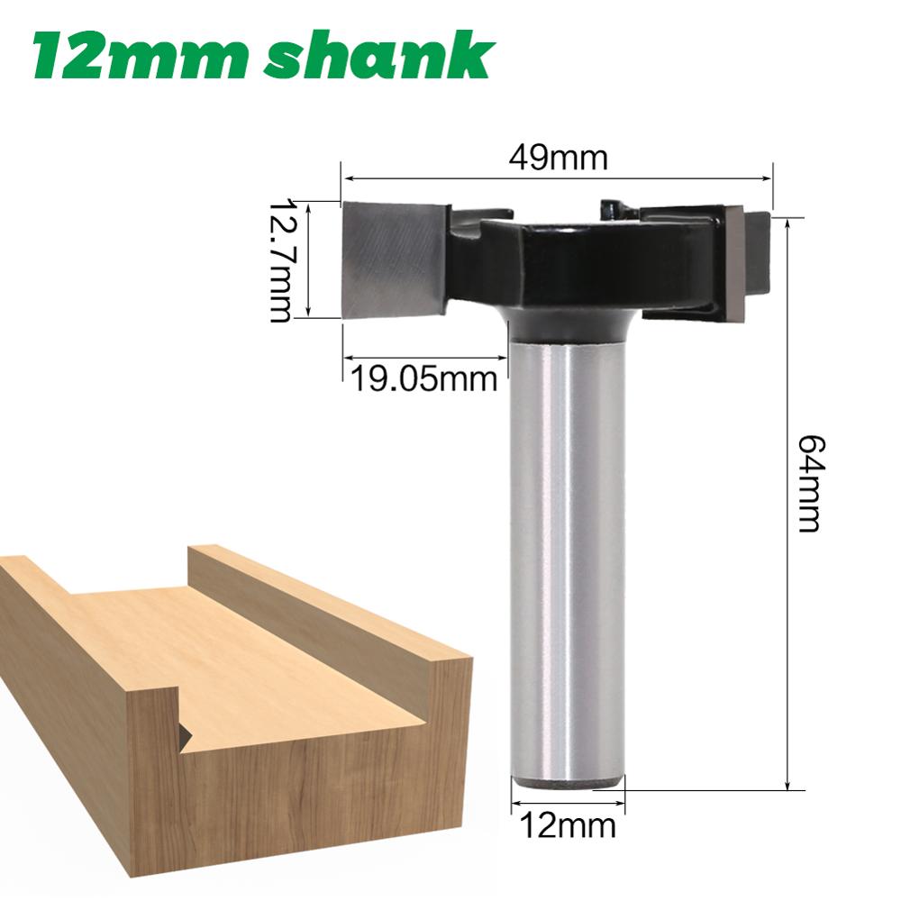 12mm or 12.7mm Shank - CNC Spoil board Surfacing Router Bits