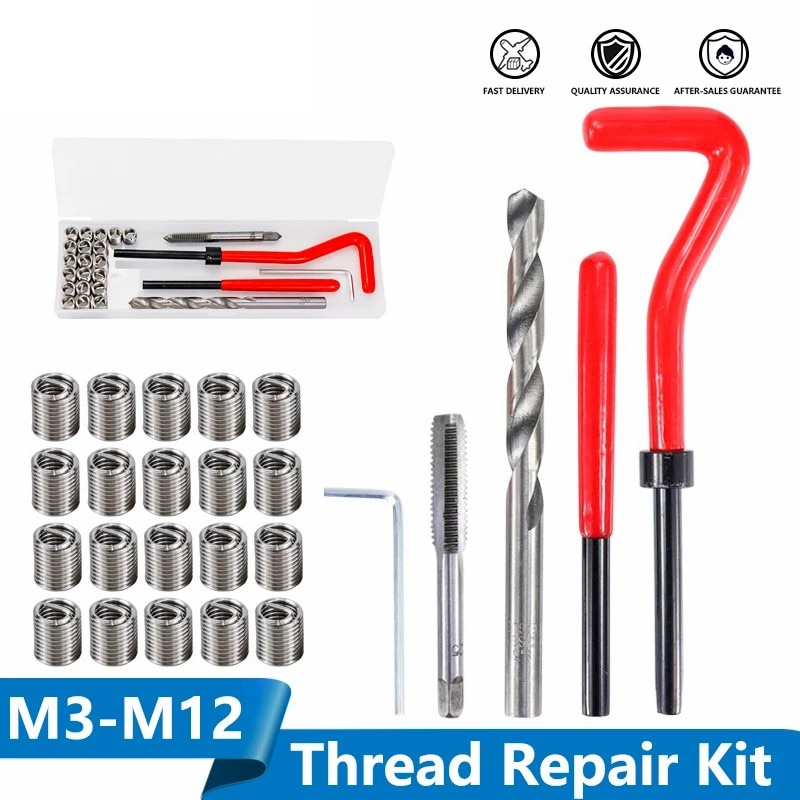 Thread Repair Tool for Restoring Damaged Threads