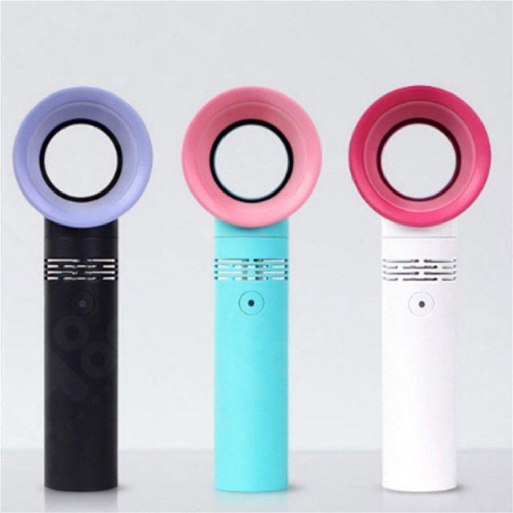 Portable Bladeless Fan- Handheld Rechargeable Personal Fan - Emerald Seaside