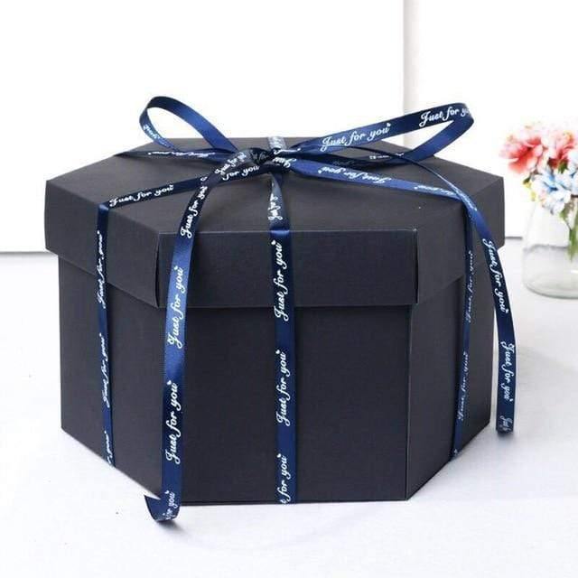 Treasured Memories - DIY Photo Album Gift Box - Emerald Seaside