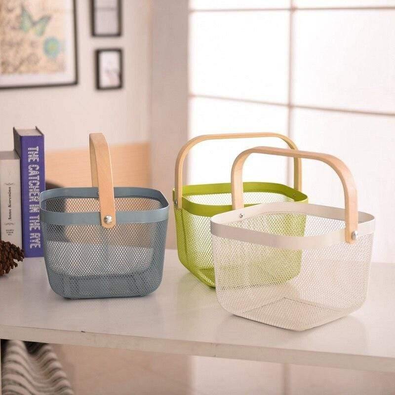 Scandi Wire Basket - Emerald Seaside