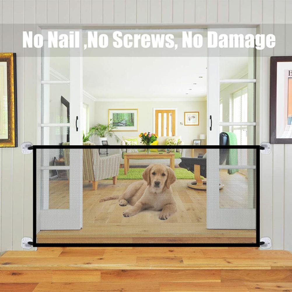 Safe and Portable Folding Gate- Keeping Dogs & Children Safe - Emerald Seaside